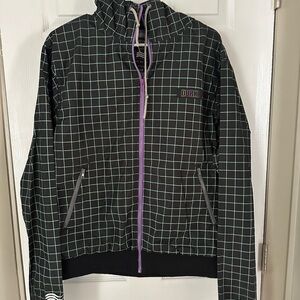Durkl DC Streetwear Zip Up Hooded Windbreaker Jacket Size Large